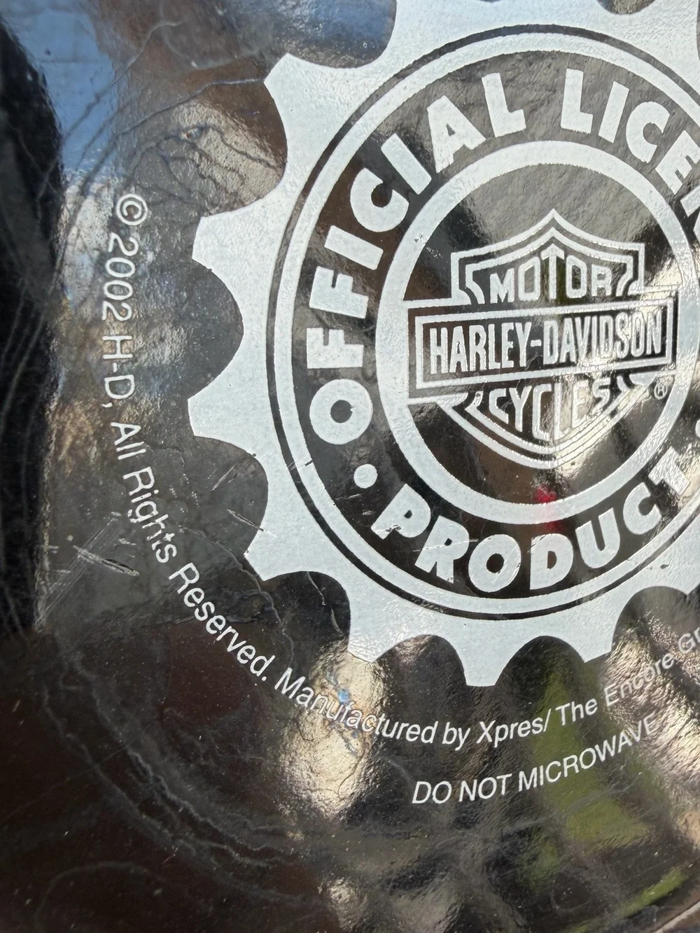Vintage 2002 Harley Davidson Coffee Ceramic Mug HD Logo
